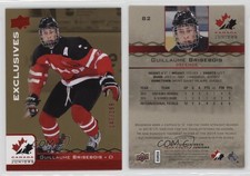2017 Upper Deck Team Canada Juniors Exclusives Red /199 Guillaume Brisebois #82