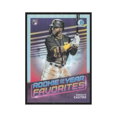 2022 Bowman Chrome Rodolfo Castro RC Pirates #ROYF-12 - Image 1 of 3