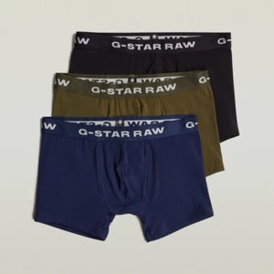 G-Star Raw Herren Boxershorts Dreierpack schwarz grün blau D23774 D516 G163 - Picture 1 of 4