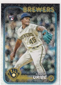 2024 TOPPS SERIES ONE FOIL ASG RC ABNER URIBE BREWERS PARALLELS (AA)-1498 - Picture 1 of 2