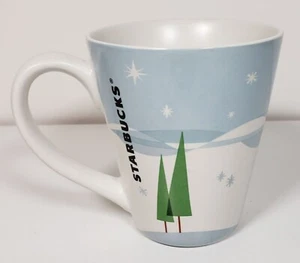Starbucks 2011 Holiday Coffee Mug Tasse 12oz Snow Trees TOP ZUSTAND!!! - Bild 1 von 6