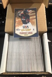 2013 Panini USA Baseball Champions Complete 123 Card Set 1-125. Wacha Lindor