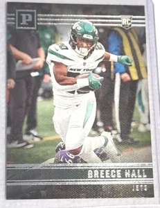 2022 BREECE HALL RC Panini Chronicles Rookie / BLACK Pennsylvania #PA11 Jets RB - Picture 1 of 4