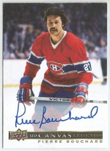 2020-21 UD SP Signature Edition Legends UD Canvas Auto PIERRE BOUCHARD #C-78 - Picture 1 of 1