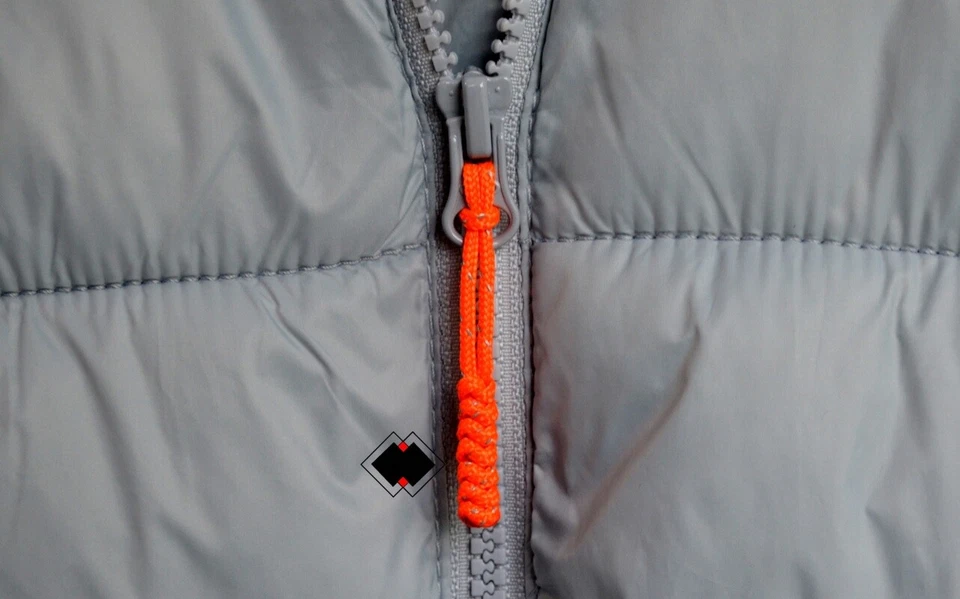 4 pack reflective 275 paracord zipper pulls clothing keychain lanyard - Image 1 of 1