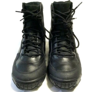 RARE OAKLEY SI BLACK LEATHER BOOTS Size 11.5 Elite Special Forces Tactical Shoes - Picture 1 of 8