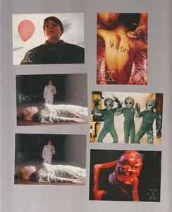 Lot of 6 X-Files TV show trading cards Pub.1996 Topps - Picture 1 of 2