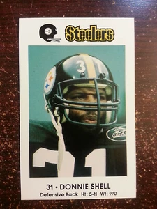1983 Pittsburgh Steelers Policía #31 Donnie Shell Whitmire Carolina del Sur Estado - Imagen 1 de 2