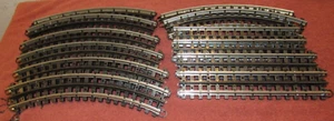 Lote de 12 vías de tren de ferrocarril modelo escala O súper rápidas para K-Line 8 son curvas - Imagen 1 de 3