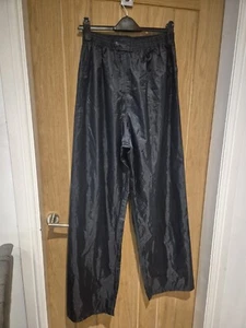 Pantalone uomo Harvey James impermeabile antipioggia vita elasticizzata taglia XL verde scuro - Foto 1 di 6