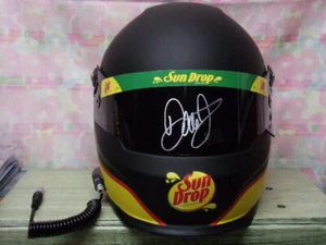 DALE EARNHARDT JR DALE JR SIGNED NASCAR SUN DROP F/S RACING HELMET DALE JR HOLO - Picture 1 of 6