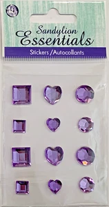 Pegatinas Sandylion Essentials - diamante - púrpura -50821 - Imagen 1 de 1