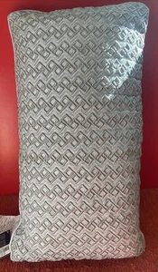 Hudson Park Disfussed Geo Dec Pillow Gray Msrp $130.00 - Picture 1 of 4