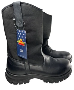 New Thorogood 804-6111 Mens 10" Pull-On Wellington Safety Toe Boot 9M Made USA - Picture 1 of 8