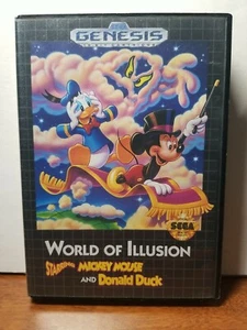 World of Illusion Starring Mickey Mouse and Donald Duck (Sega Genesis 1992) - Picture 1 of 6