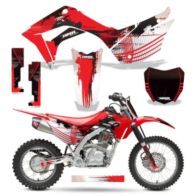 Pegatinas gráficas MX + #calcomanías PLT para Honda CRF125F 2019-2025 CarbonX R Foto 1 de 2