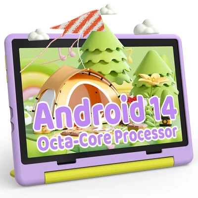NEU 10 zoll Android 14 Kinder Octa Core 8GB+64GB 1280 x 800 IPS Wi-Fi 6G Tablet - Bild 1 von 4