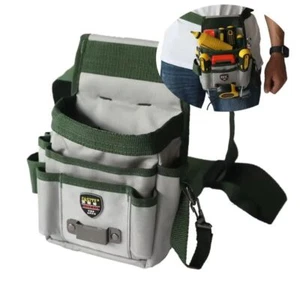 with Adjustable Belt Electrician Tool Pocket Pouch Heavy Duty Tool Organizer - Picture 1 of 6