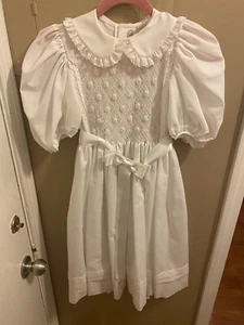 Vintage 2001 Isabel Garreton White Embroiderers Boho Dress Size 7 - Picture 1 of 10