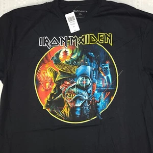 Iron Maiden The Future Past Tour T Shirt 2XL XXL Black Official New 2023 #P08 - Picture 1 of 8