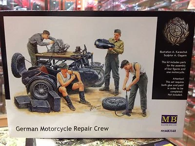 KIT MAQUETA MECANICOS DE MOTOCICLETAS ALEMANES 1:35 MASTER BOX LTD MB3560 - Imagen 1 de 4