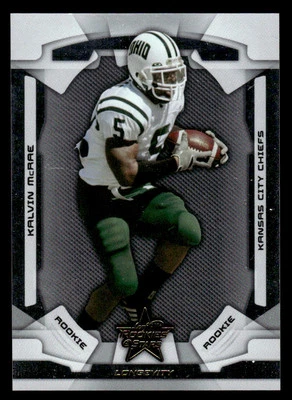 2008 Leaf Rookies & Stars Longevity #151 Kalvin McRae SP #d /999! Rookie Chiefs - Image 1 of 2