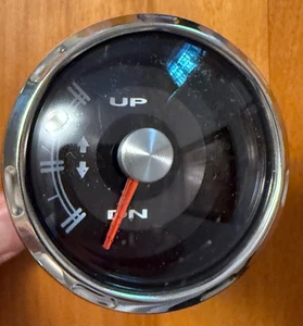 Honda Outboard Trim Gauge boat Marine Dash Faria Blue LED  GBC140A - Bild 1 von 7