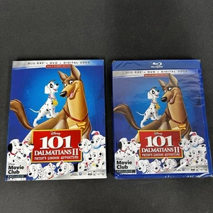 101 Dalmatians II 2 (Blu-ray/DVD, Slipcover, 2003)  NEW Disney Movie Club Exclu - Picture 1 of 4