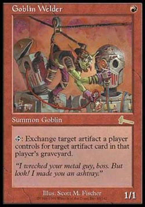 MTG English Goblin Welder NM Foil Urza's Legacy - Image 1 of 1