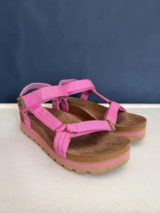 Damen-Sandalen Größe 8 Reef Cushion Rem Hi schwarz hellbraun verstellbare Riemen, einmal getragen - Bild 1 von 7