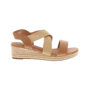 Market & Spruce Espadrille Keilsandalen hellbraun NEU Größe 8,5 - Bild 1 von 10