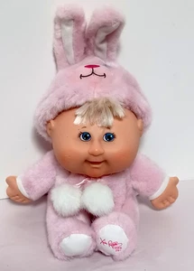 Completo coniglietto rosa toppa cavolo bambini gioco lungo coccole bambino Xavier Roberts - Foto 1 di 7
