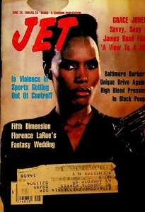 Jet June 24 1985 Grace Jones Florence LaRue Diana Ross Jesse Jackson - Picture 1 of 3