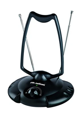 Antenna TV interna Meliconi AT380 USB amplificata per digitale terrestre DVB T2 - Immagine 1 di 4