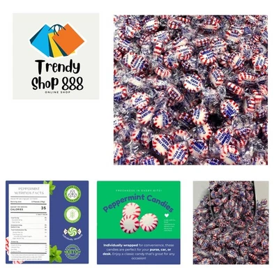 Mentas de menta envueltas individualmente sin azúcar - perfectas para fiestas y compartir Foto 1 de 4