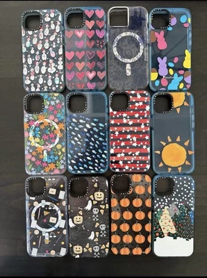 iPhone 13 CASETIFY Impact Clear Case MagSafe Protective Cell Phone Holiday Fun - Image 1 of 4