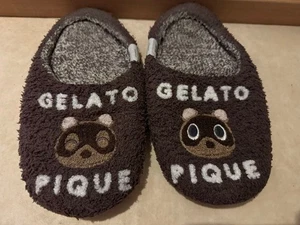 Scarpe pantofole Animal Crossing Tom Nook gelato piqué camera taglia gratis Giappone - Foto 1 di 3
