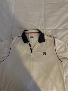 Men's XL FILA polo shirt with CC Logo - Picture 1 of 4