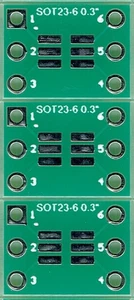 SOT23-6 0.95mm(0.037") to DIP6 0.3" - 3 PCS. [US] - Picture 1 of 2