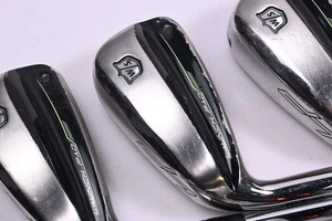 Left Hand Wilson Launch Pad 2022 Irons / 5-PW / Regular Flex KBS Tour 105 - Picture 1 of 7