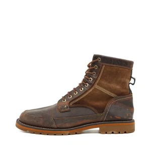 Timberland Herren 9709A Schnürboots Braun Leder, Wildleder Boots Stiefel EU 43.5 - Bild 1 von 9