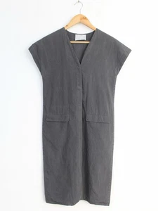 Dusan Grey Cotton Oversized Hooded Dress, Size Xs - Picture 1 of 8