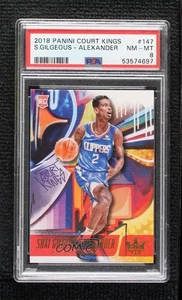 2018 Panini Court Kings Rookies II Shai Gilgeous-Alexander #147 PSA 8 Rookie RC - Picture 1 of 3