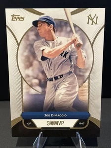 2025 Topps Welcome to the Club: "3X MVP" #33 Joe DiMaggio New York Yankees - Foto 1 di 2