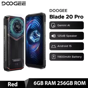 DOOGEE Blade20 Pro Teléfono Resistente Android 15 125dB Altavoz 11800mAh 6GB 256GB 6.6" - Imagen 1 de 27