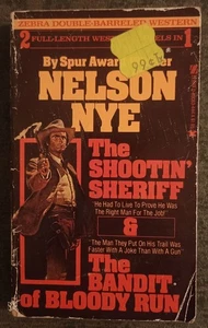 The Shootin' Sheriff + The Bandit of Bloody Run by Nelson Nye - paperback book - Picture 1 of 1