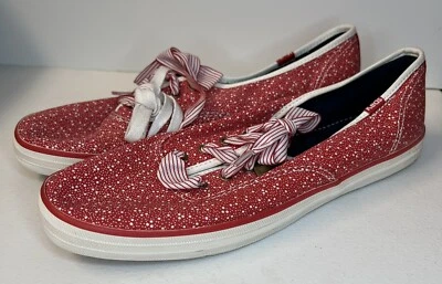 Tenis Keds Taylor Swift Swifties a lunares de lona blancas talla 9 Foto 1 de 4