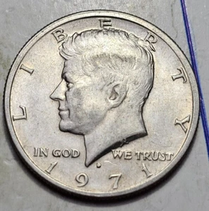1971 D Kennedy Half Dollar Doubled Die Obverse DDO 50 cent coin variety error - Picture 1 of 24