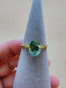 Damenring, Sogni D´oro, grün/blauer Fluorit, Gr. 18,5, 375er Gelbgold - Bild 1 von 12