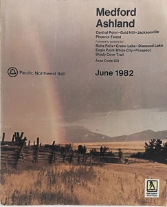 Medford - Ashland Oregon & area 1982 Pacific Northwest Bell Telephone Directory - Picture 1 of 2
